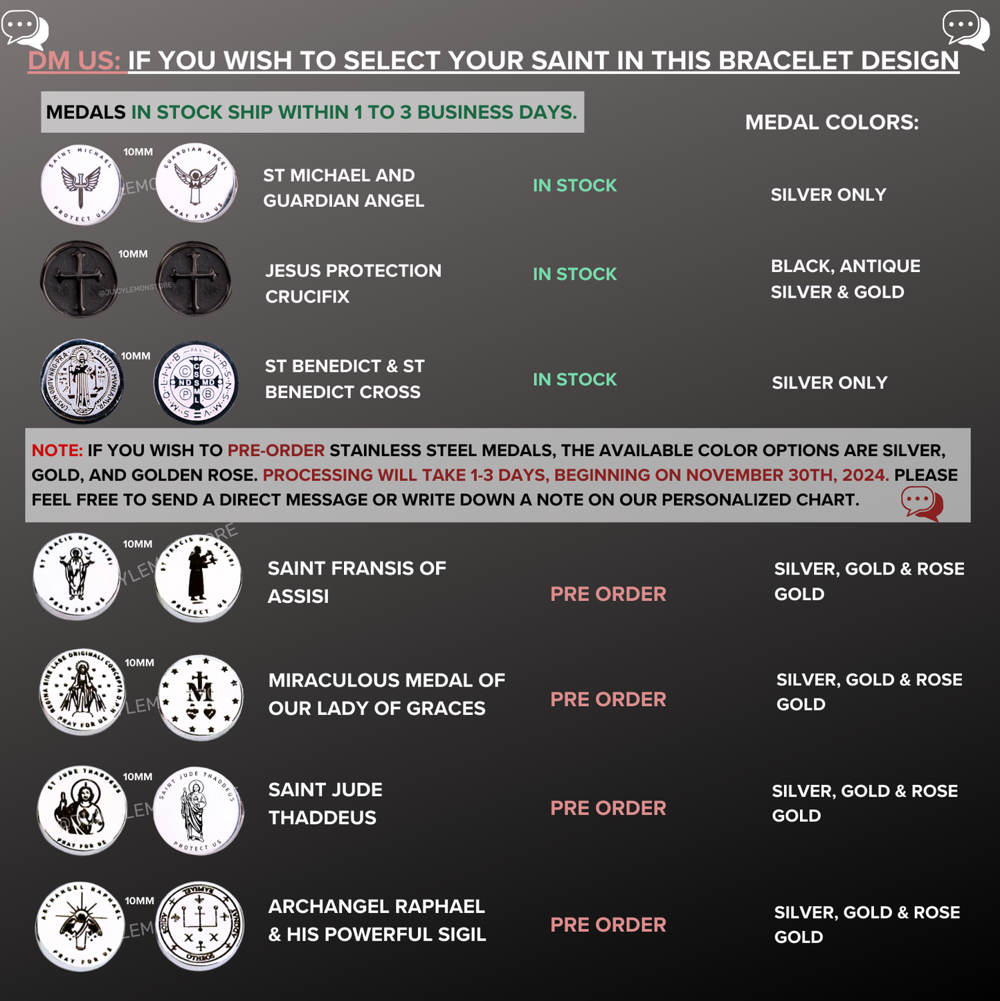 Select You Saint Rosary Bracelet