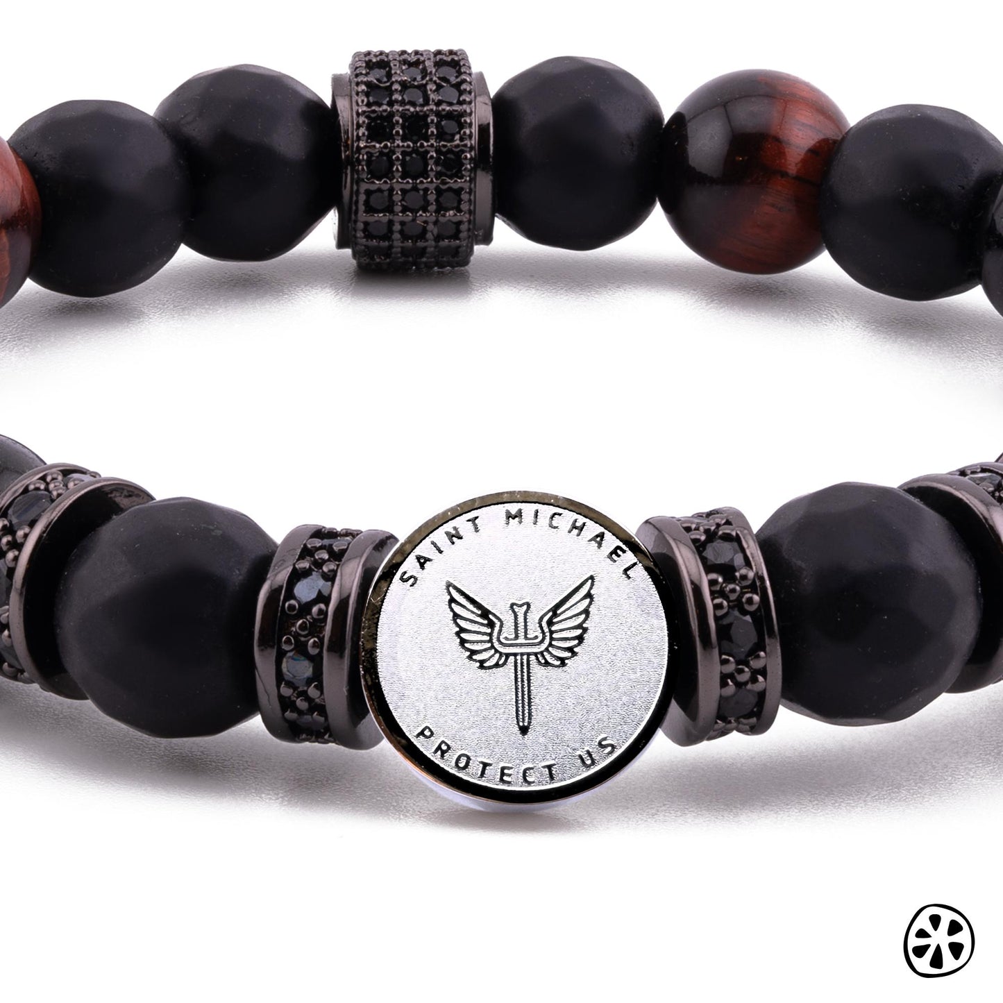 Triple Protection St Michael Bracelet Tarnish Free Charm or Select your Saint switch with St Francis, St Jude, St Michael, Miraculous Medal